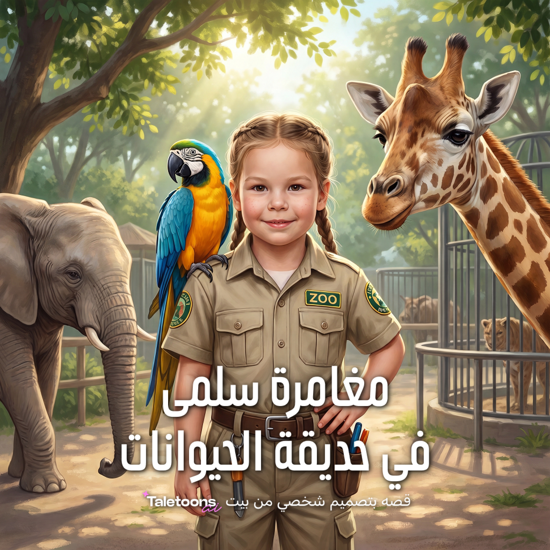 مغامره في حديقة الحيوانات
